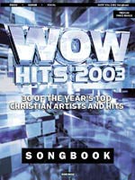 Wow 2003 Songbook piano sheet music cover